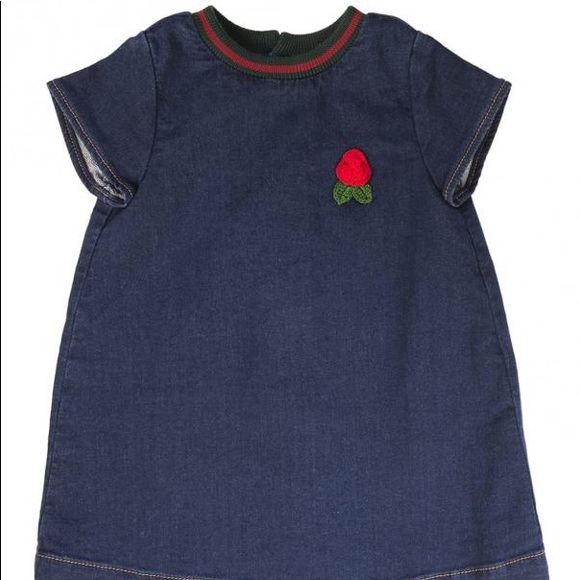 gucci denim dress